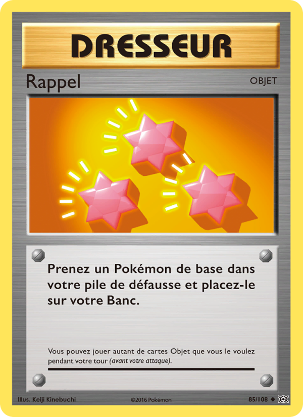 Rappel 85 — Évolutions (French Pokémon TCG card)