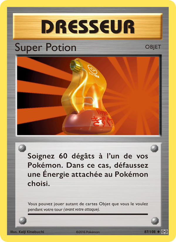 Super Potion 87 — Évolutions (French Pokémon TCG card)