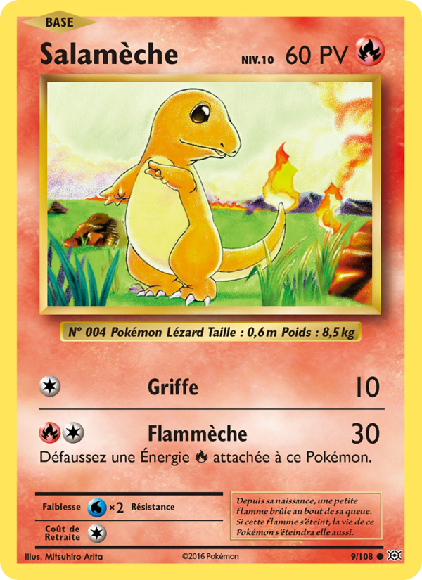 Salamèche 9 — Évolutions (French Pokémon TCG card)
