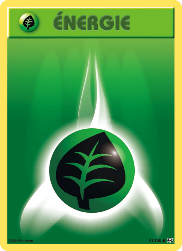 Énergie Plante 91 — Évolutions (French Pokémon TCG card)