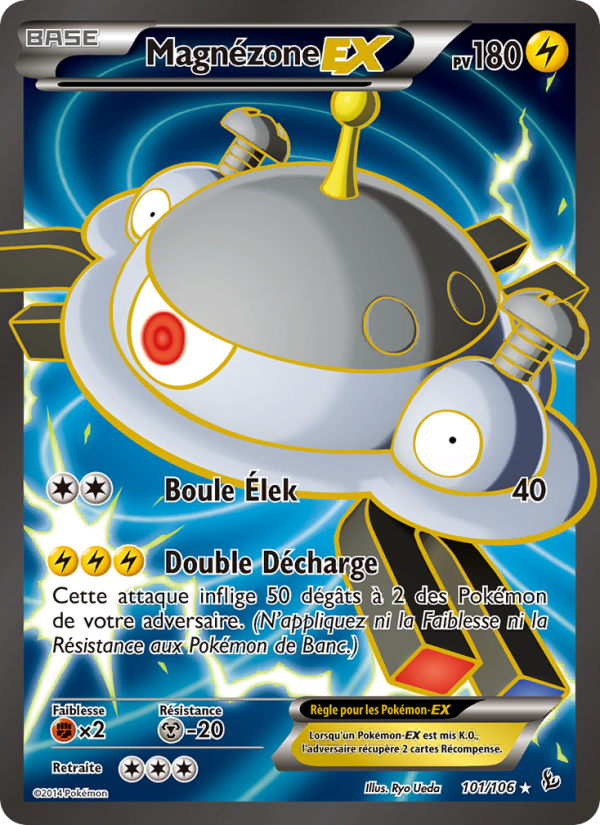 Magnézone EX 101 — Étincelles (French Pokémon TCG card)