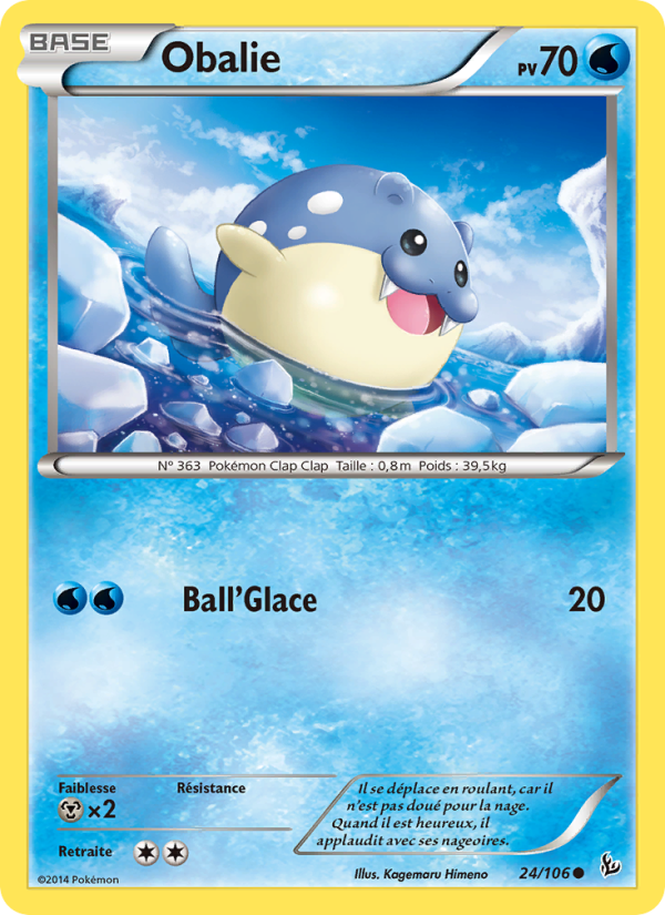 Obalie 24 — Étincelles (French Pokémon TCG card)