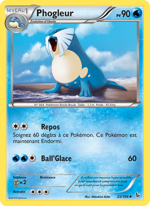 Phogleur 25 — Étincelles (French Pokémon TCG card)