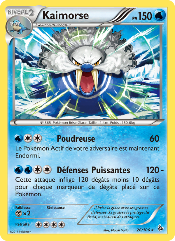Kaimorse 26 — Étincelles (French Pokémon TCG card)