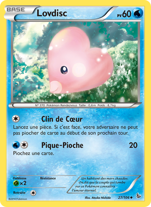 Lovdisc 27 — Étincelles (French Pokémon TCG card)