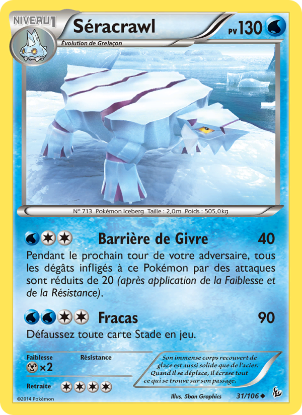 Séracrawl 31 — Étincelles (French Pokémon TCG card)