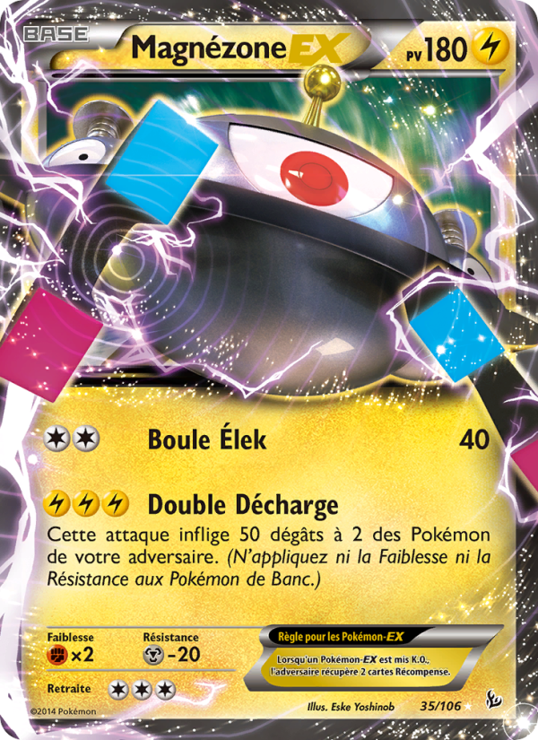 Magnézone EX 35 — Étincelles (French Pokémon TCG card)