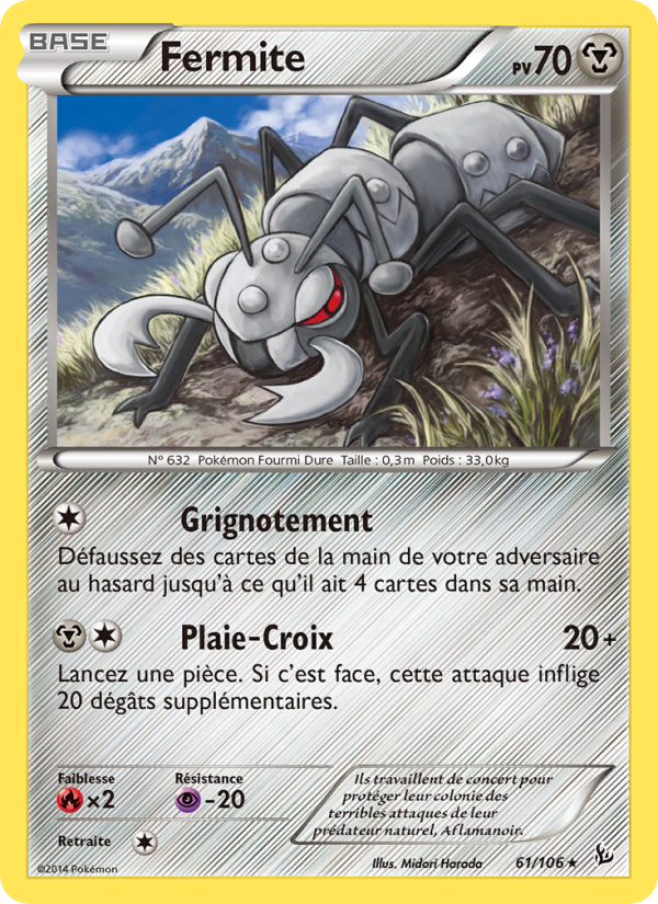 Fermite 61 — Étincelles (French Pokémon TCG card)