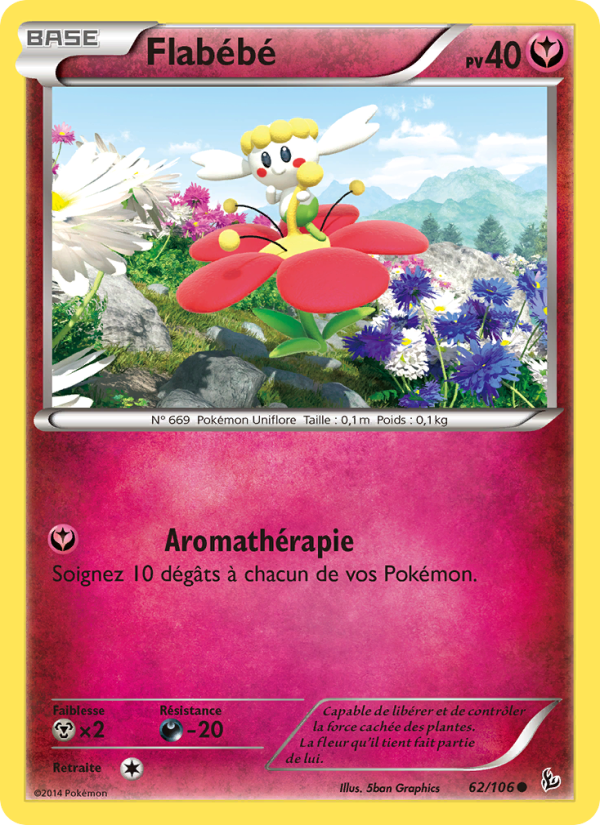 Flabébé 62 — Étincelles (French Pokémon TCG card)