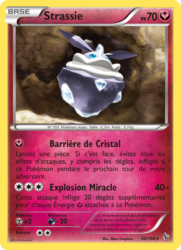 Strassie 68 — Étincelles (French Pokémon TCG card)