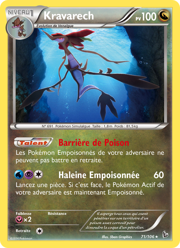 Kravarech 71 — Étincelles (French Pokémon TCG card)