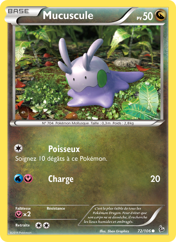 Mucuscule 72 — Étincelles (French Pokémon TCG card)