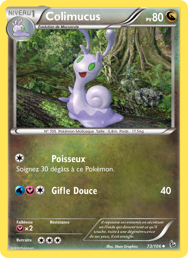 Colimucus 73 — Étincelles (French Pokémon TCG card)
