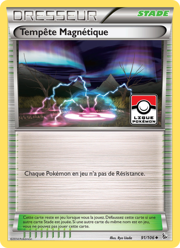 Tempête Magnétique 91 — Étincelles (French Pokémon TCG card)