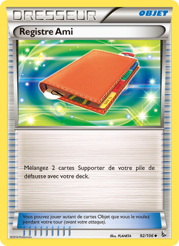Registre Ami 92 — Étincelles (French Pokémon TCG card)