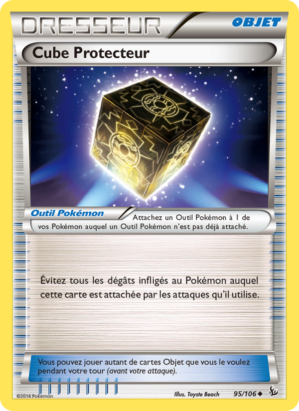 Cube Protecteur 95 — Étincelles (French Pokémon TCG card)