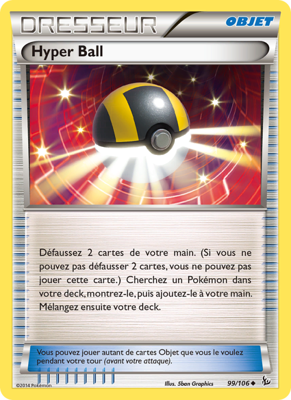 Hyper Ball 99 — Étincelles (French Pokémon TCG card)