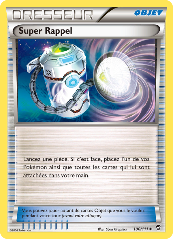 Super Rappel 100 — Poings Furieux (French Pokémon TCG card)