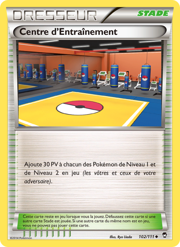 Centre d'Entraînement 102 — Poings Furieux (French Pokémon TCG card)