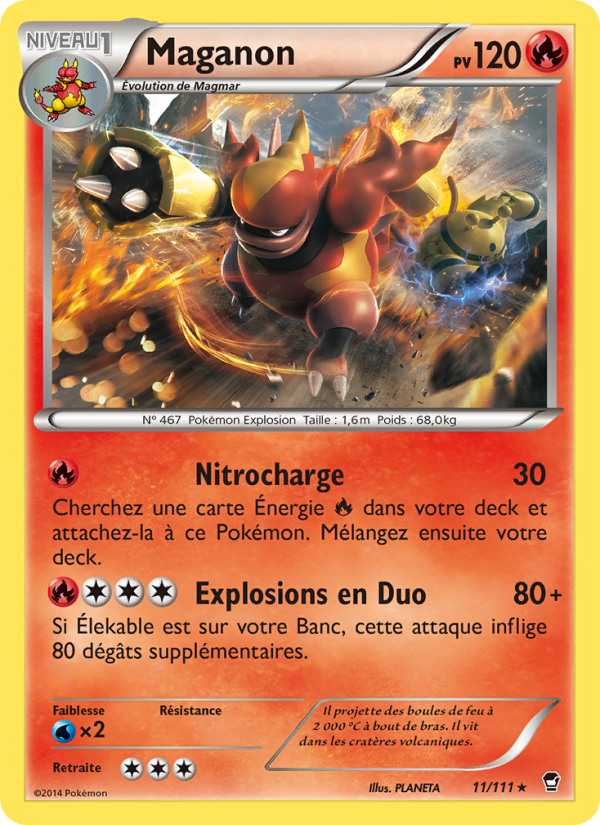 Maganon 11 — Poings Furieux (French Pokémon TCG card)