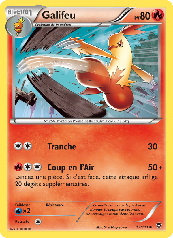 Galifeu 13 — Poings Furieux (French Pokémon TCG card)