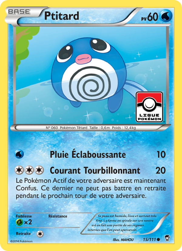 Ptitard 15 — Poings Furieux (French Pokémon TCG card)