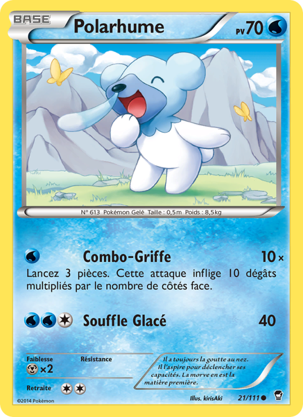 Polarhume 21 — Poings Furieux (French Pokémon TCG card)