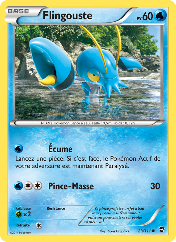 Flingouste 23 — Poings Furieux (French Pokémon TCG card)