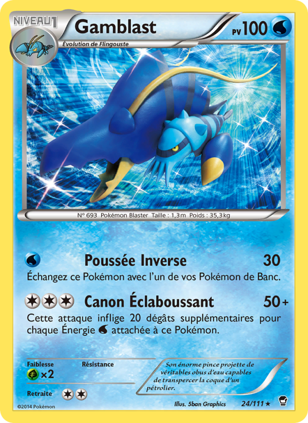 Gamblast 24 — Poings Furieux (French Pokémon TCG card)