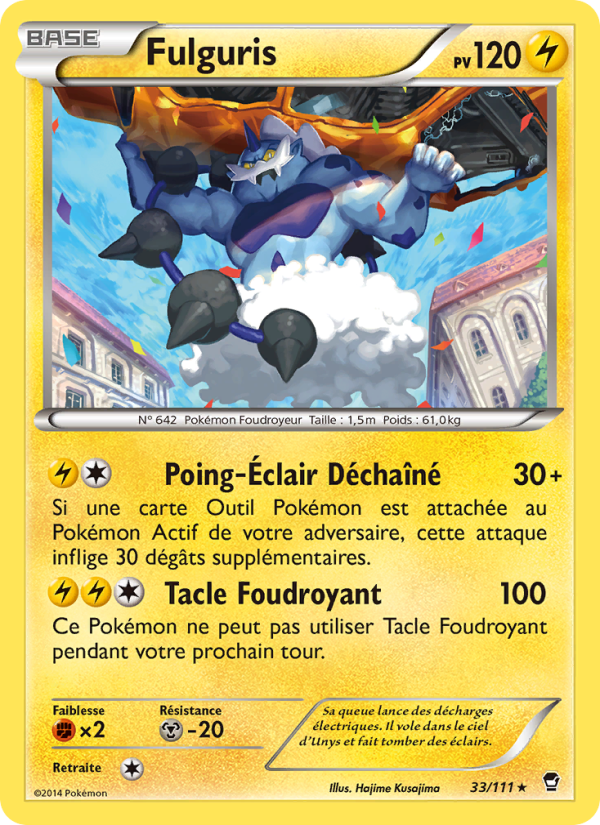 Fulguris 33 — Poings Furieux (French Pokémon TCG card)