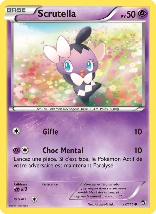 Scrutella 39 — Poings Furieux (French Pokémon TCG card)