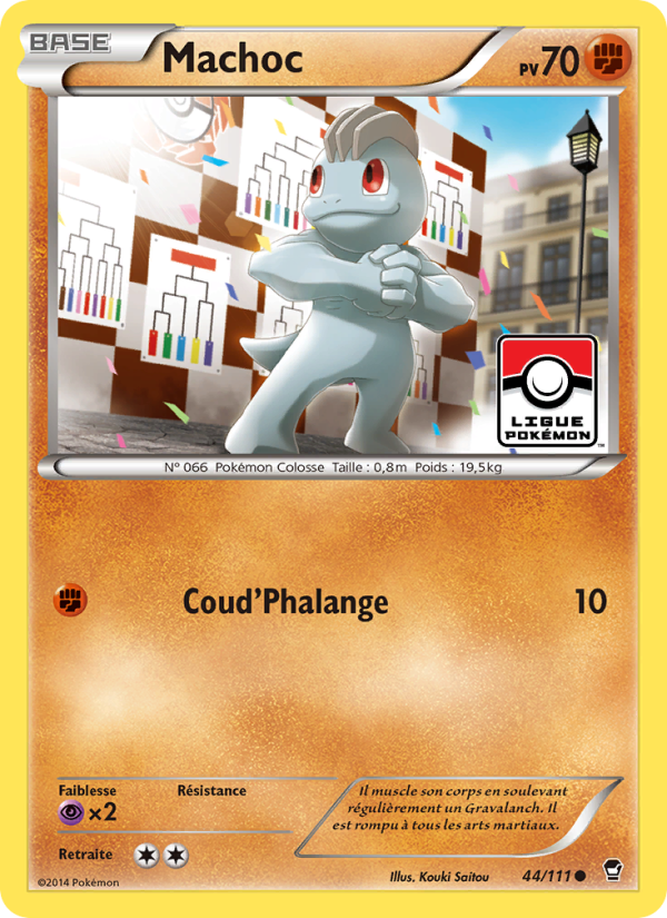 Machoc 44 — Poings Furieux (French Pokémon TCG card)