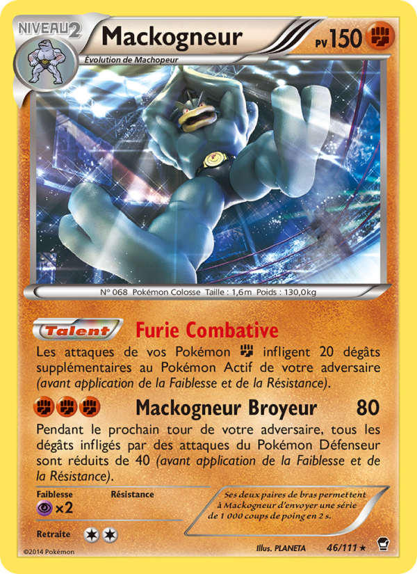 Mackogneur 46 — Poings Furieux (French Pokémon TCG card)