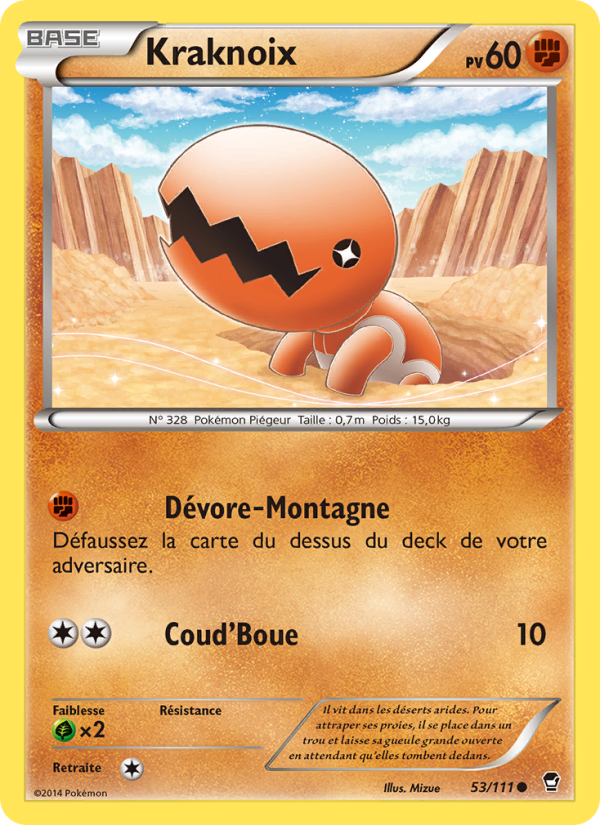 Kraknoix 53 — Poings Furieux (French Pokémon TCG card)