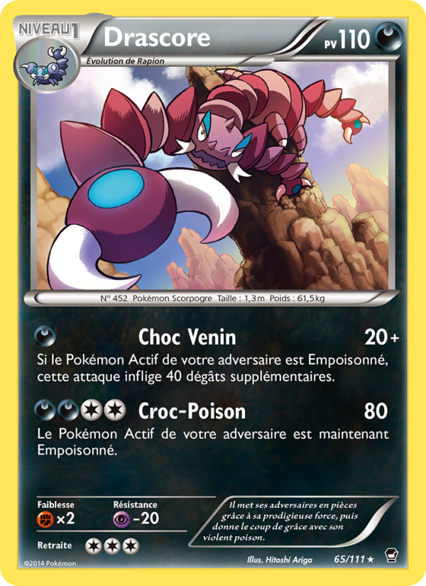 Drascore 65 — Poings Furieux (French Pokémon TCG card)