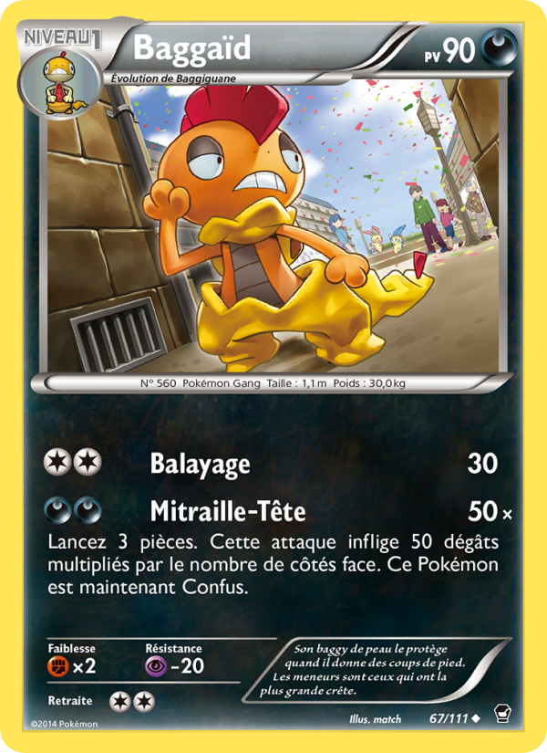 Baggaïd 67 — Poings Furieux (French Pokémon TCG card)