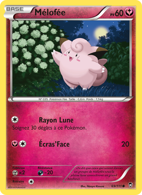 Mélofée 69 — Poings Furieux (French Pokémon TCG card)