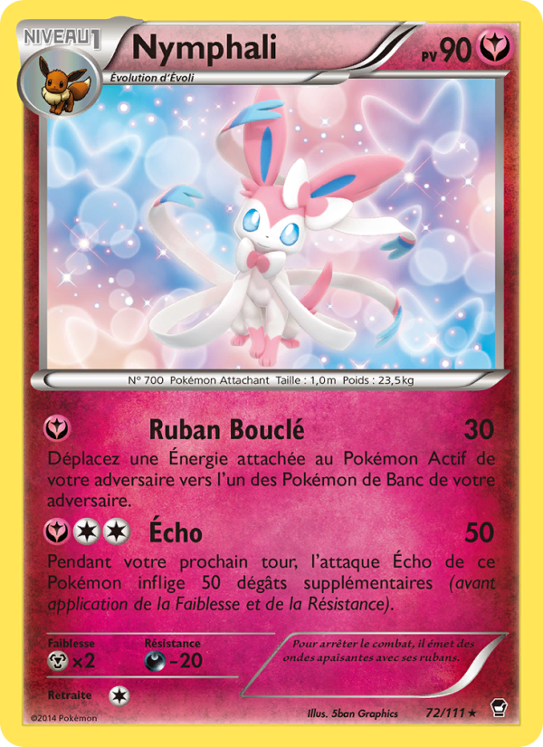 Nymphali 72 — Poings Furieux (French Pokémon TCG card)