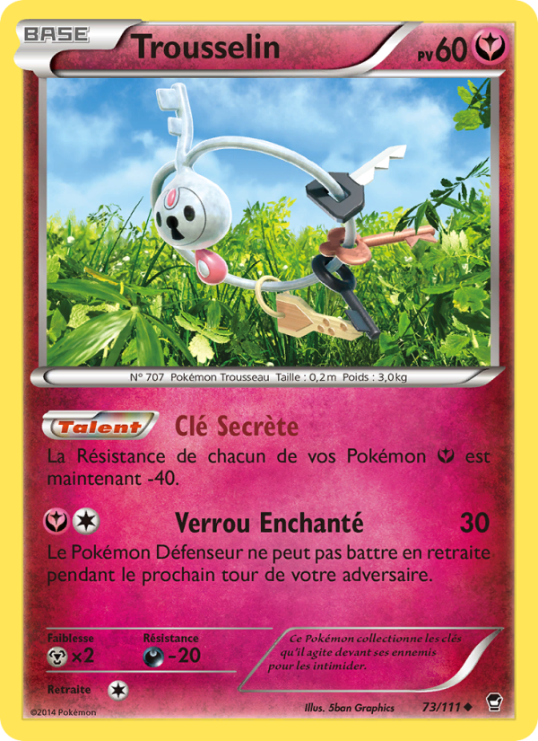 Trousselin 73 — Poings Furieux (French Pokémon TCG card)