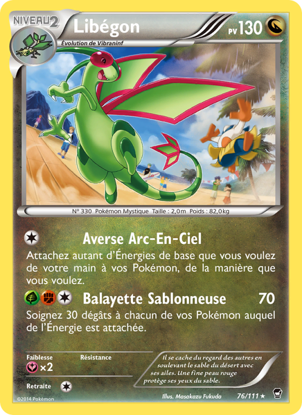 Libégon 76 — Poings Furieux (French Pokémon TCG card)