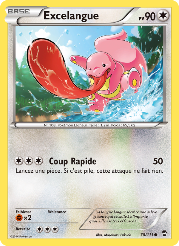 Excelangue 78 — Poings Furieux (French Pokémon TCG card)