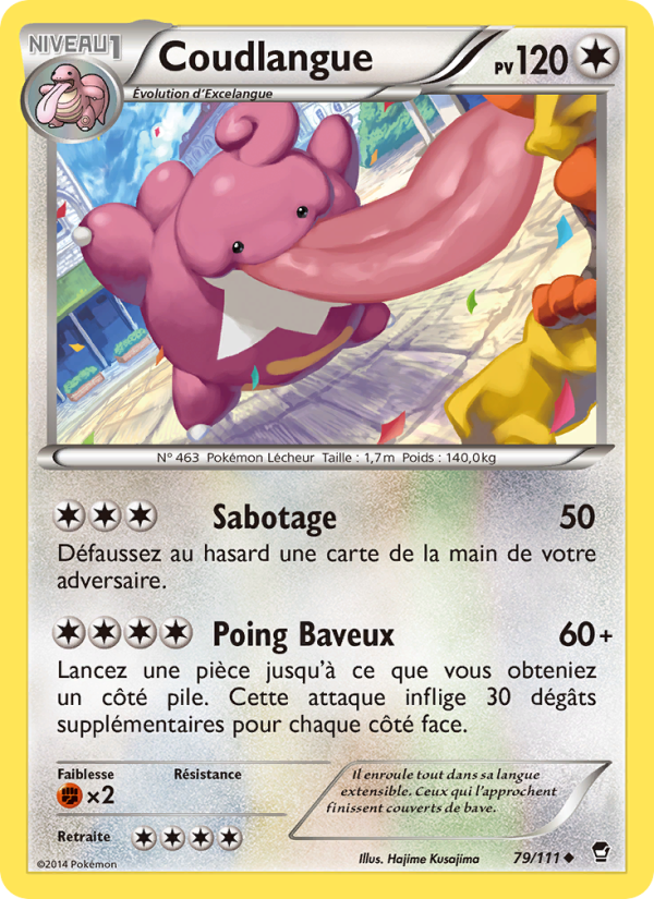 Coudlangue 79 — Poings Furieux (French Pokémon TCG card)