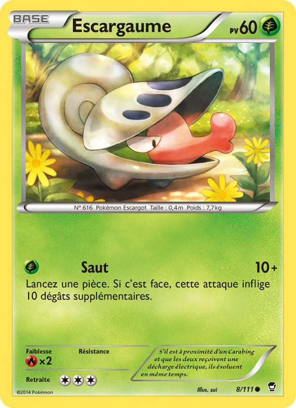 Escargaume 8 — Poings Furieux (French Pokémon TCG card)