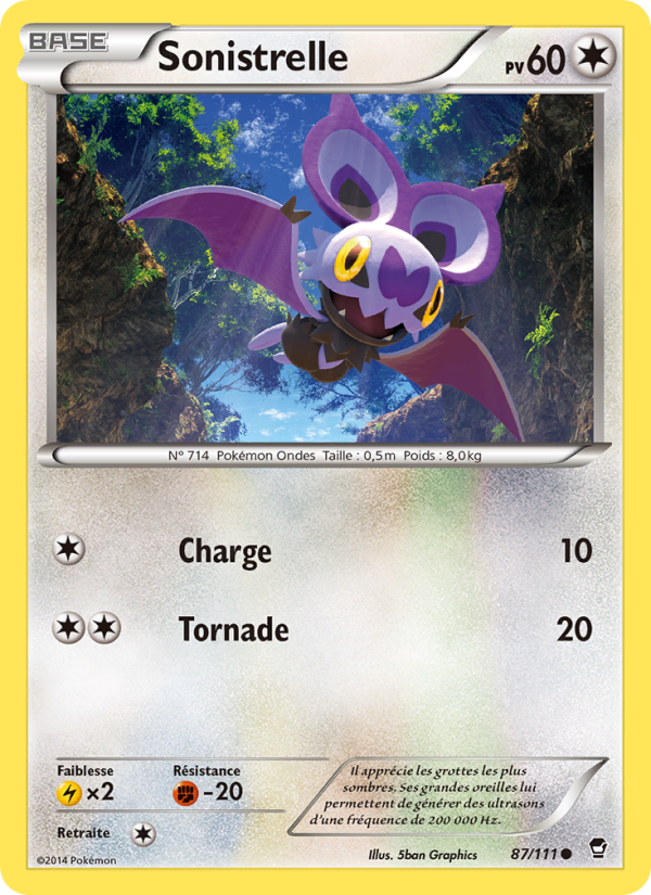 Sonistrelle 87 — Poings Furieux (French Pokémon TCG card)