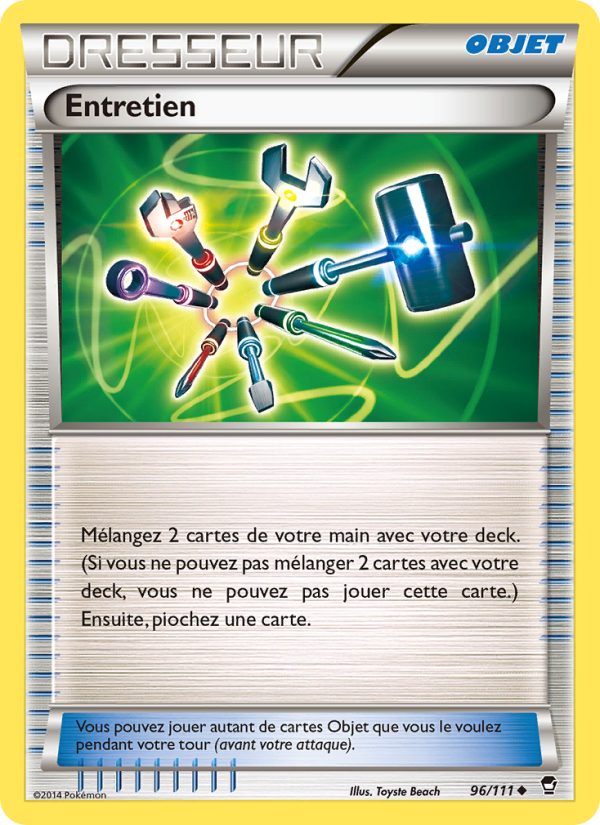 Entretien 96 — Poings Furieux (French Pokémon TCG card)
