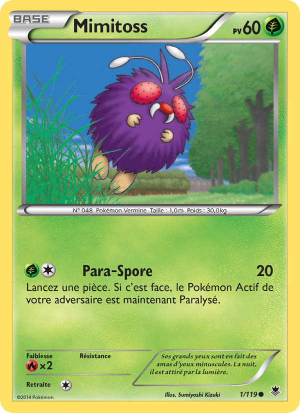 Mimitoss 1 — Vigueur Spectrale (French Pokémon TCG card)