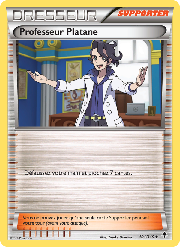 Professeur Platane 101 — Vigueur Spectrale (French Pokémon TCG card)