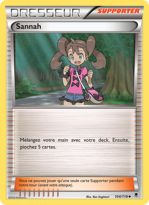 Sannah 104 — Vigueur Spectrale (French Pokémon TCG card)