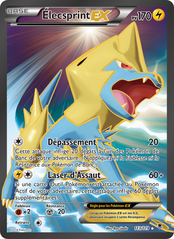 Élecsprint EX 113 — Vigueur Spectrale (French Pokémon TCG card)