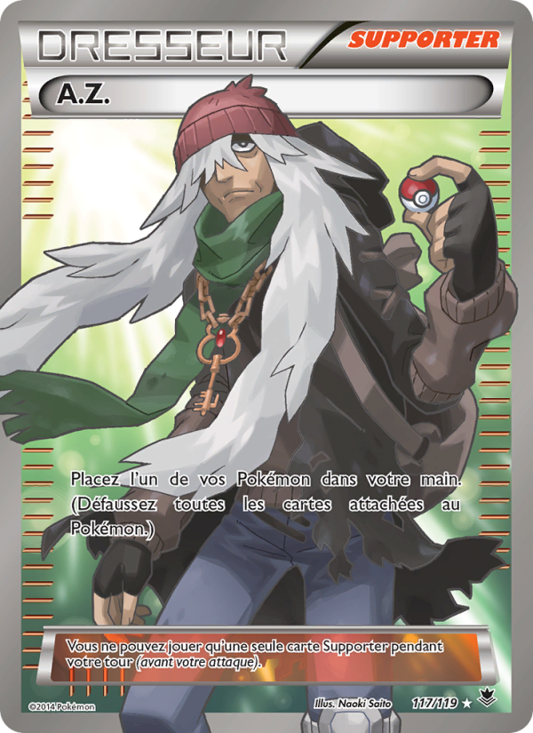 A.Z. 117 — Vigueur Spectrale (French Pokémon TCG card)